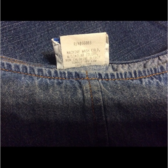 Bedford Fair Vintage Pullover Denim Shirt Size Medium - Picture 8 of 13